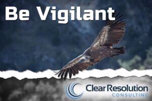 Vigilant Vulture graphic for Clear Resolution Consulting
